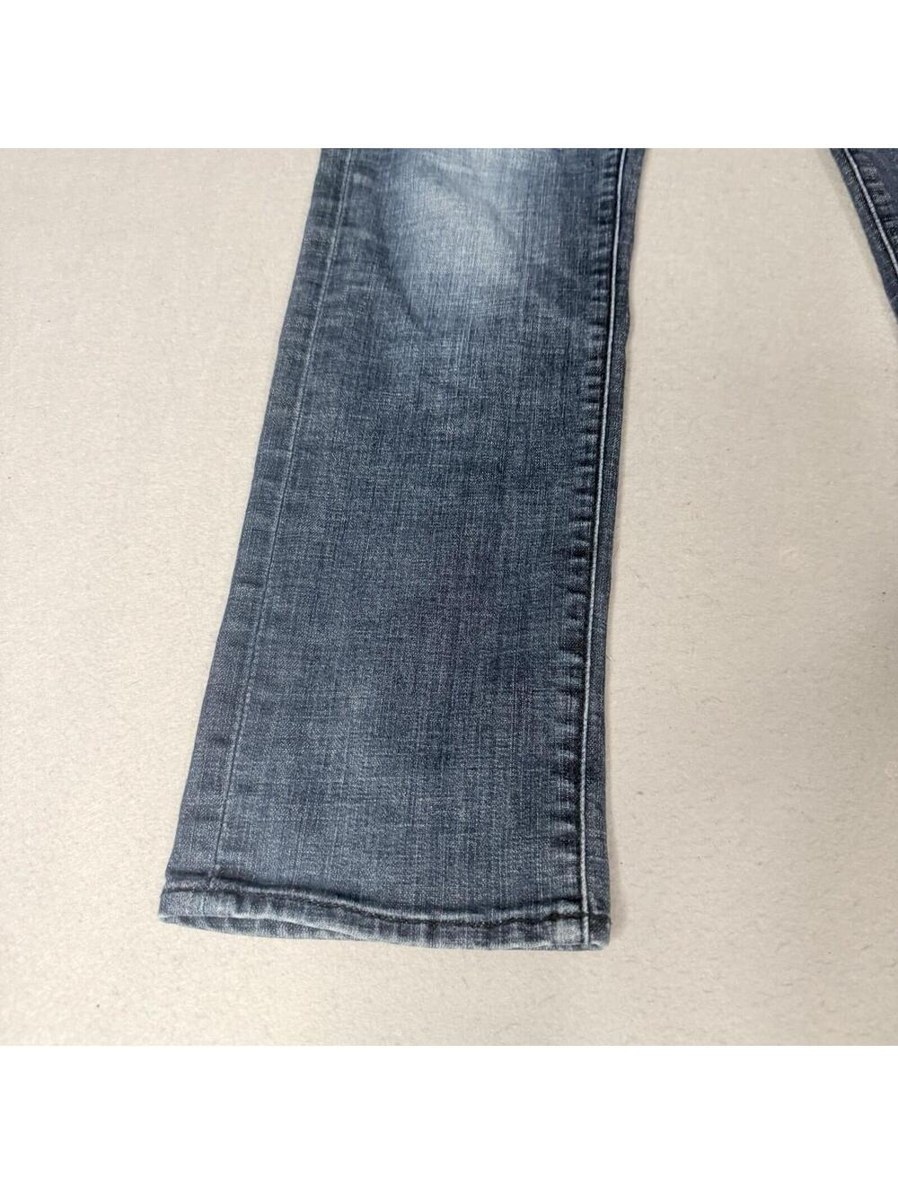 Lucky Brand Jeans Men’s 29/30 Blue Straight Fit Distressed Wash Denim‎ Pants - Picture 2 of 16